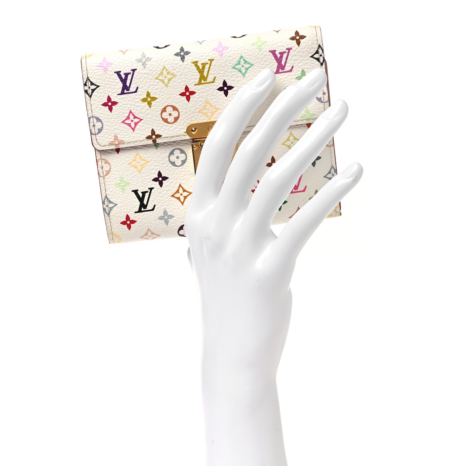 Louis Vuitton Monogram Multicolor Koala Wallet White 2 of 11
