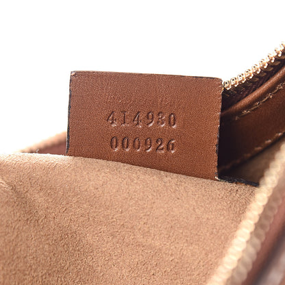 Gucci GG Supreme Monogram Linea A Hobo Brown 7 of 10