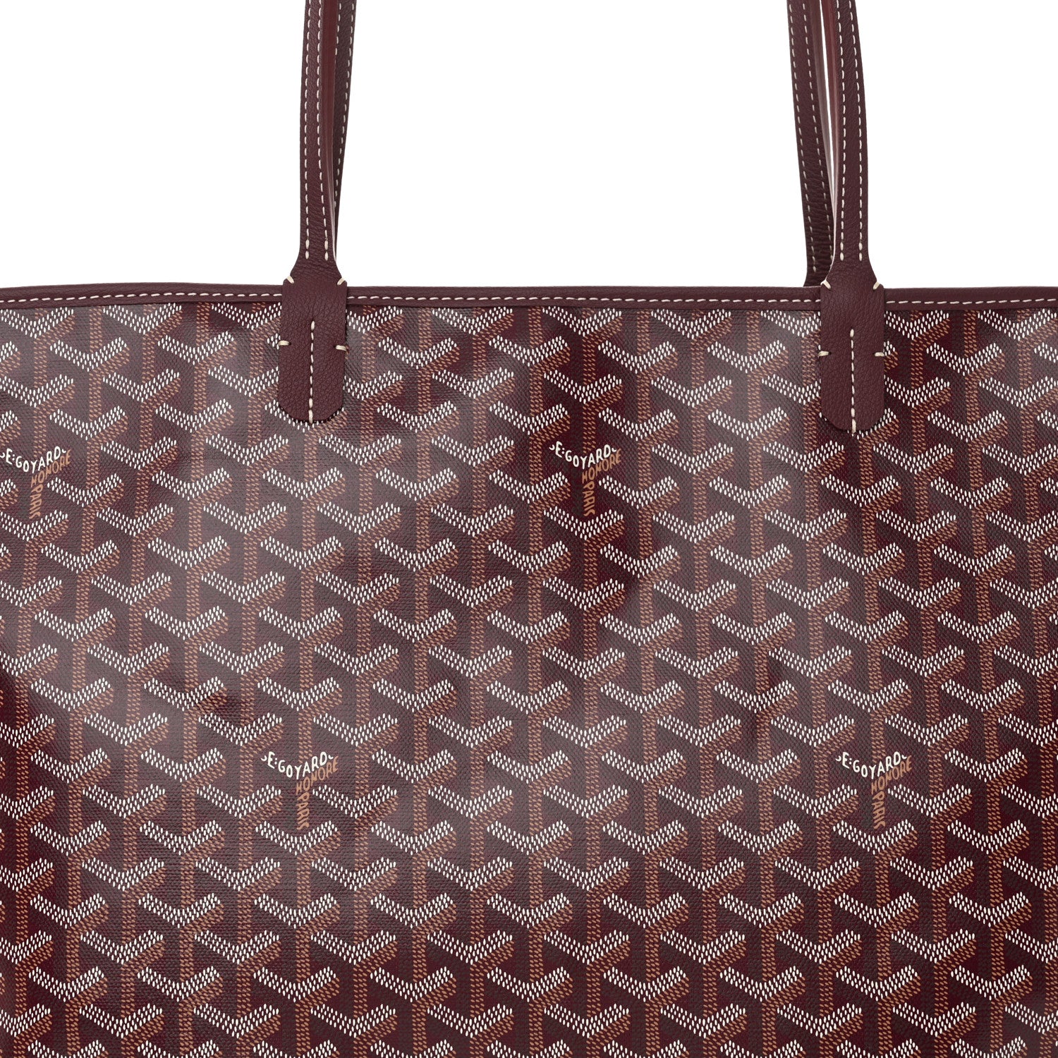 Goyard Goyardine Artois MM Burgundy 8 of 10