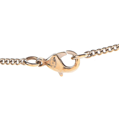 Chanel Baguette Crystal Quilted CC Pendant Necklace Gold 6 of 7
