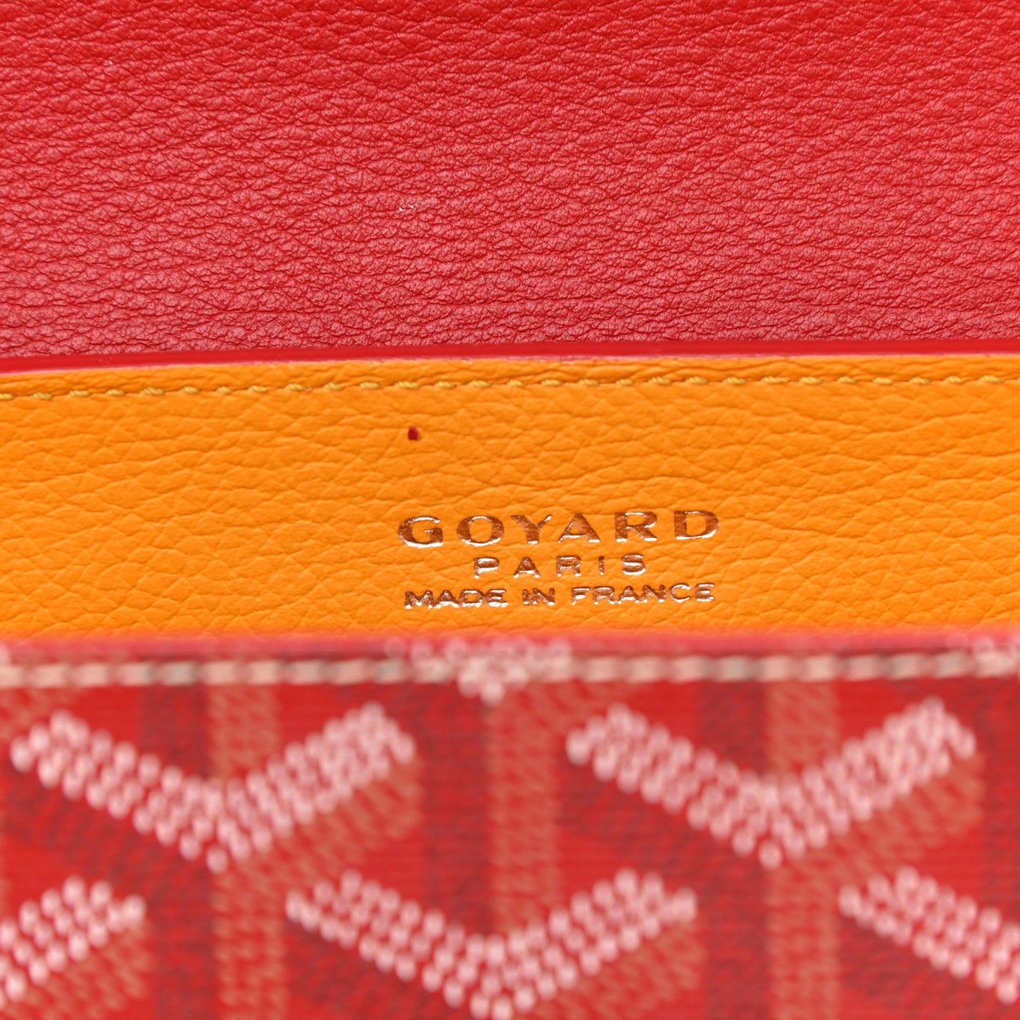Goyardine Saigon Mini Red