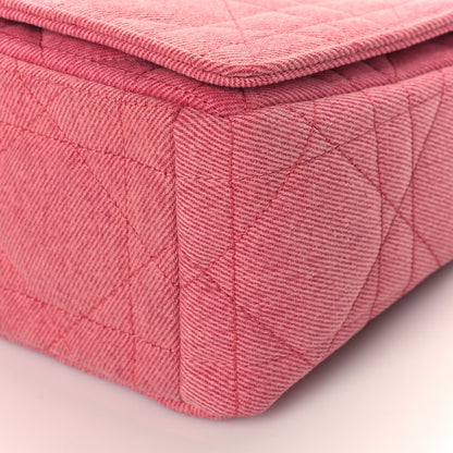 Christian Dior Denim Macrocannage Medium Caro Bag Fuchsia Multicolor 10 of 10