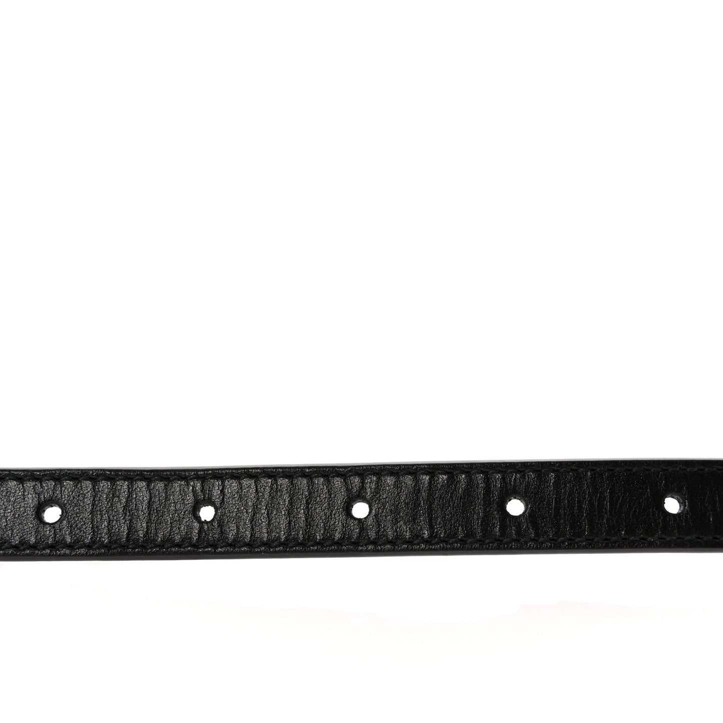 Calfskin GG Interlocking Thin Belt 85 34 Black