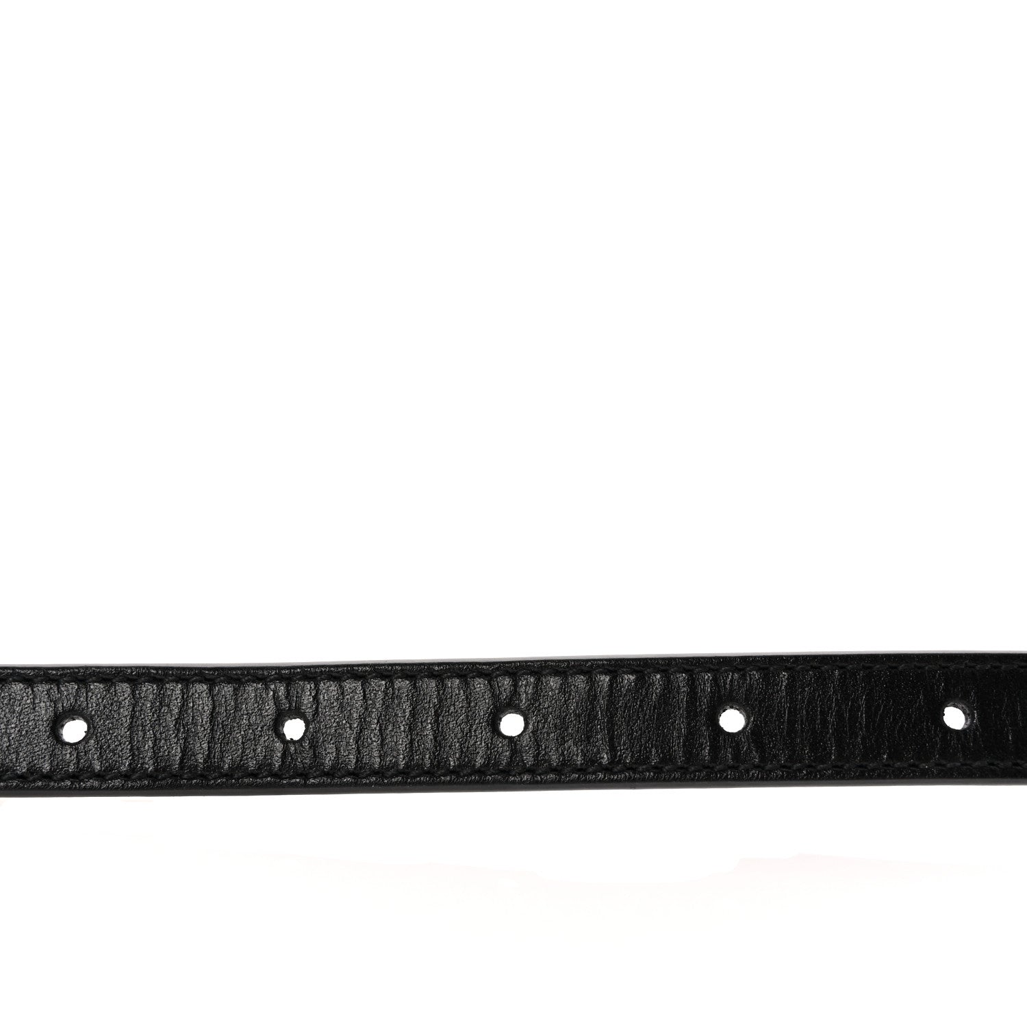 Gucci Calfskin GG Interlocking Thin Belt 85 34 Black 5 of 5