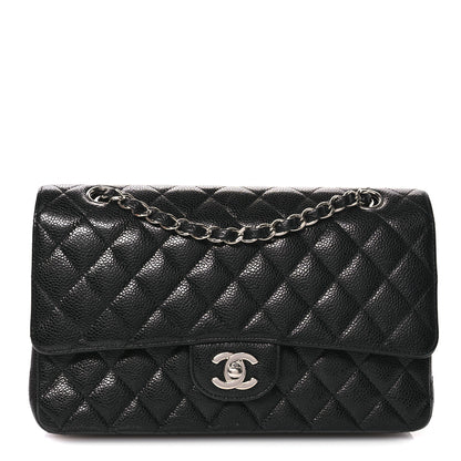 Chanel Caviar Quilted Medium Double Flap Black 1 of 13