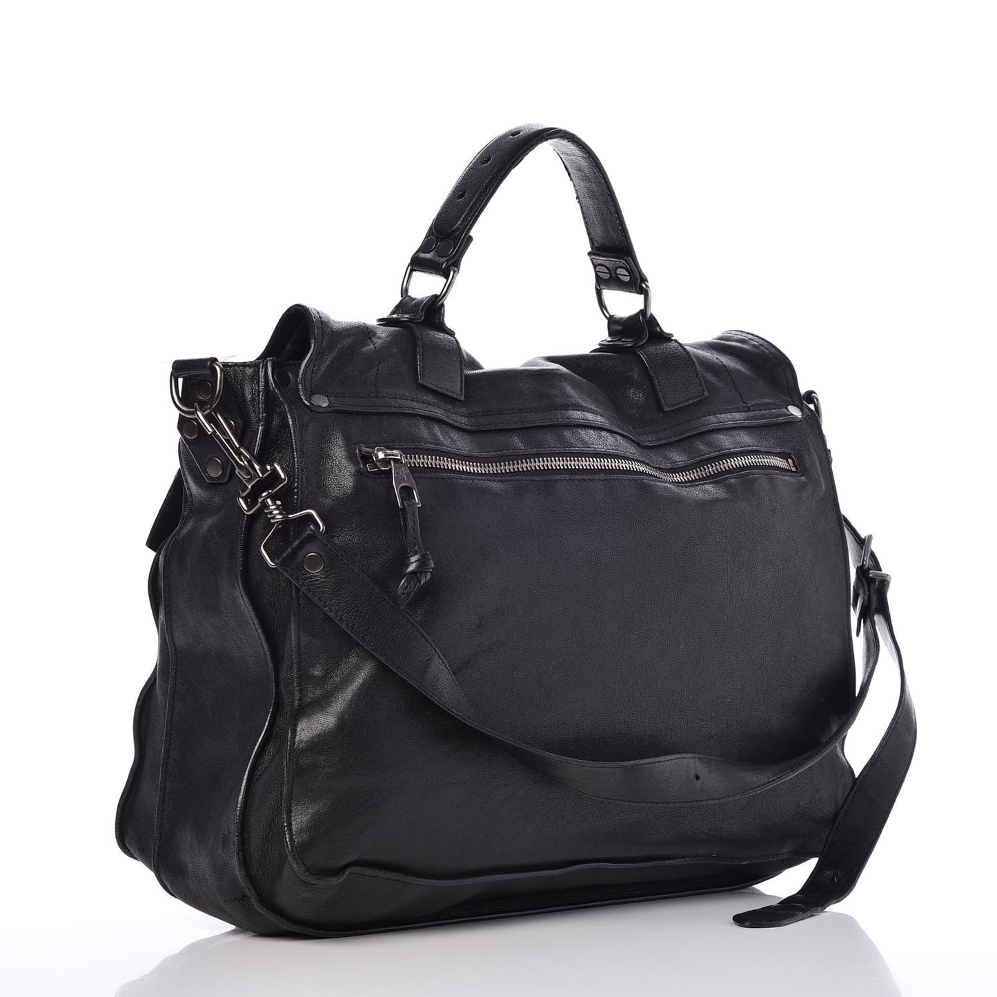 Lambskin Extra Large PS1 Satchel Black