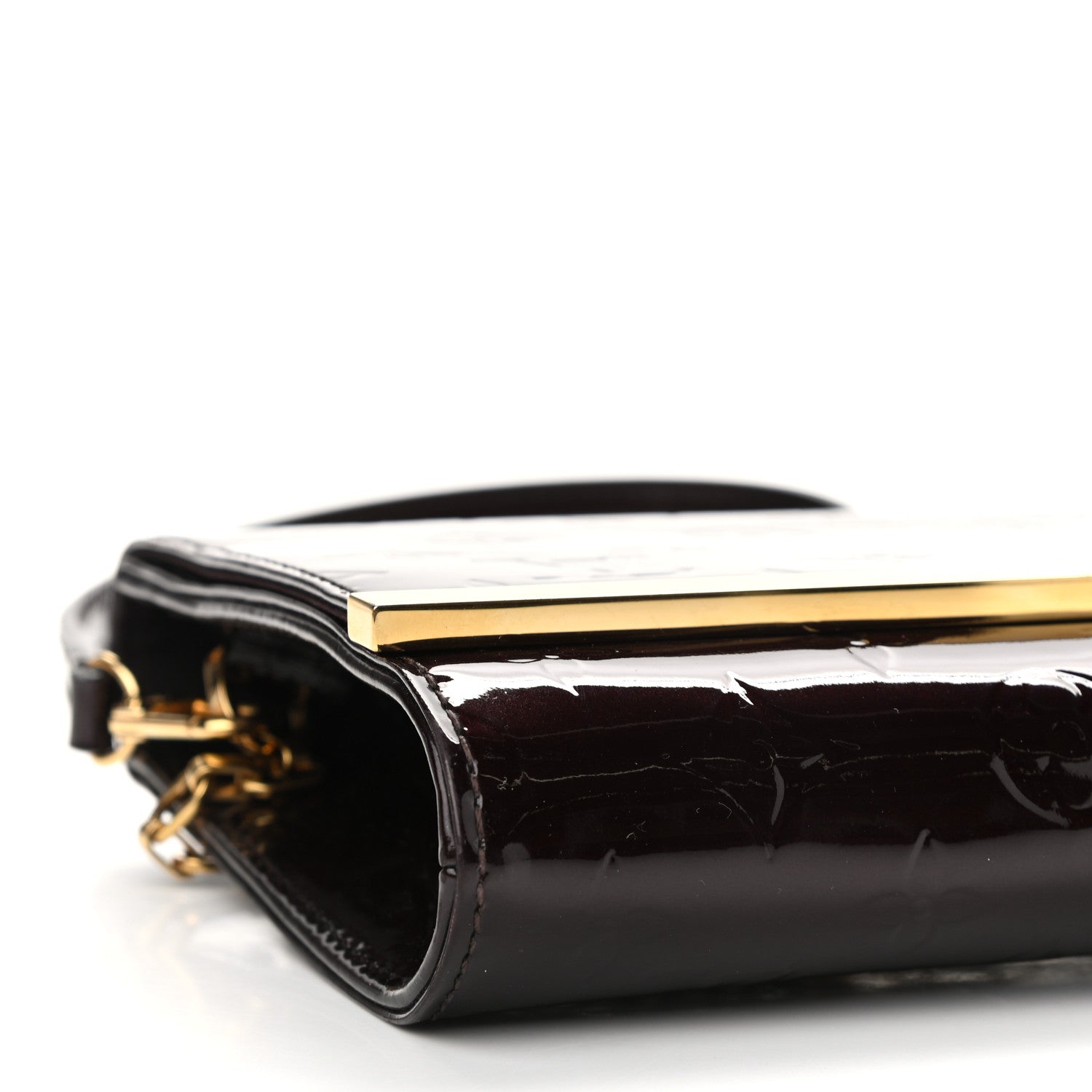 Louis Vuitton Vernis Ana Clutch Amarante 8 of 9
