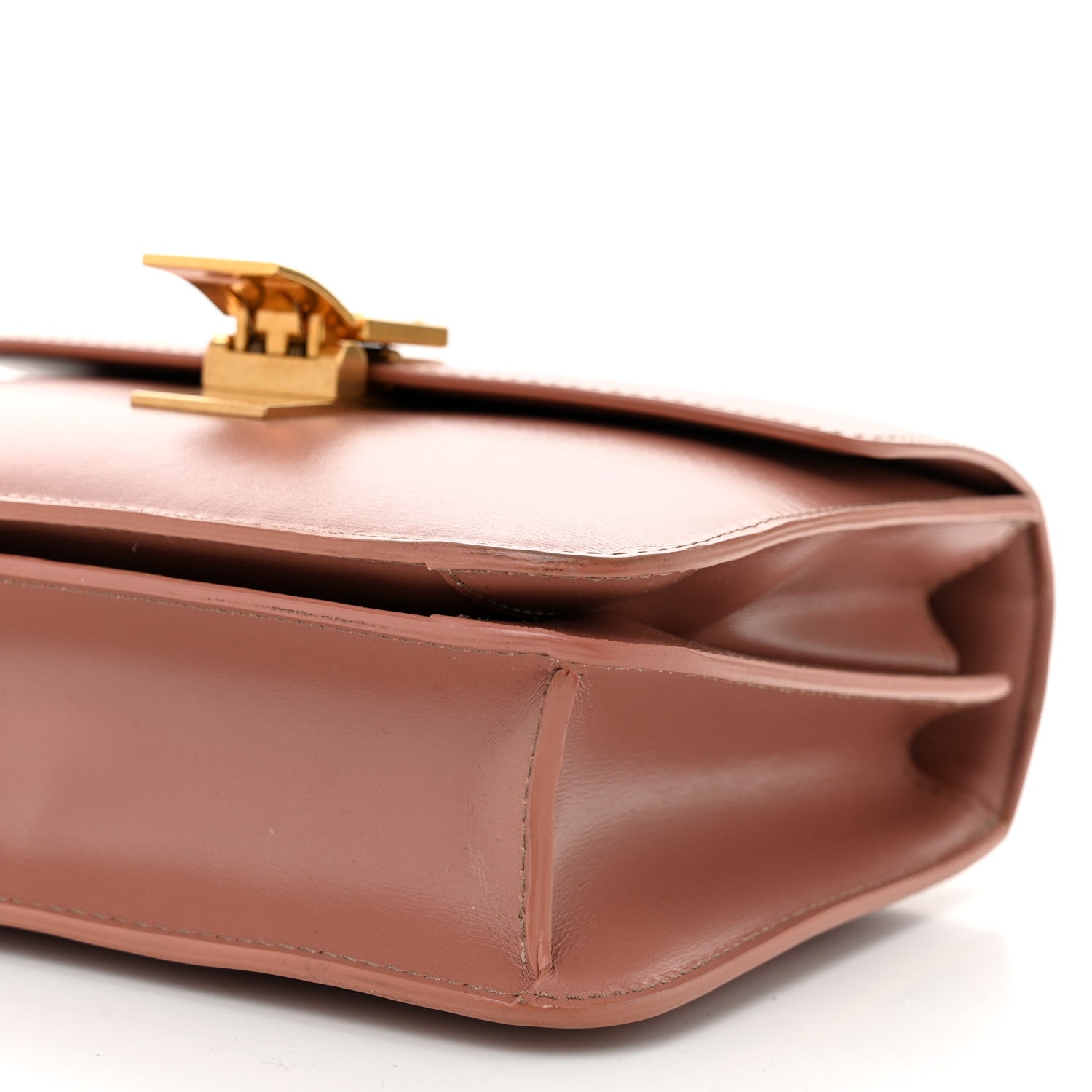 Celine Box Calfskin Teen Classic Box Flap Bag Antique Rose 10 of 11
