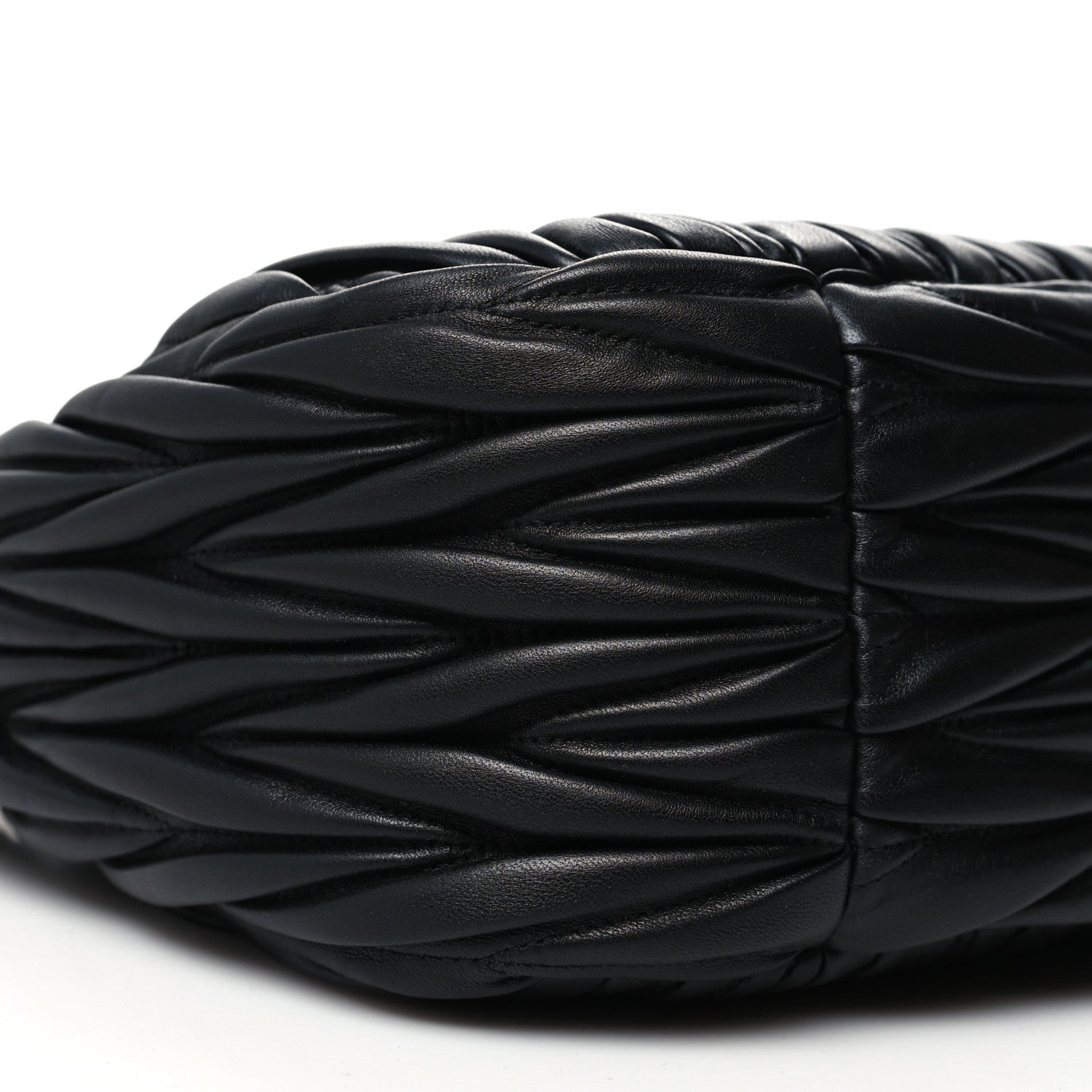 Miu Miu Nappa Matelasse Wander Large Hobo Black 8 of 9