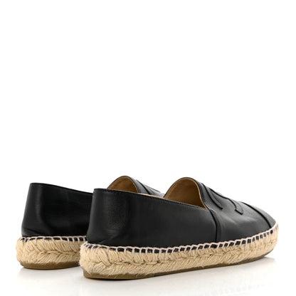 Chanel Lambskin CC Espadrilles 38 Black 4 of 8