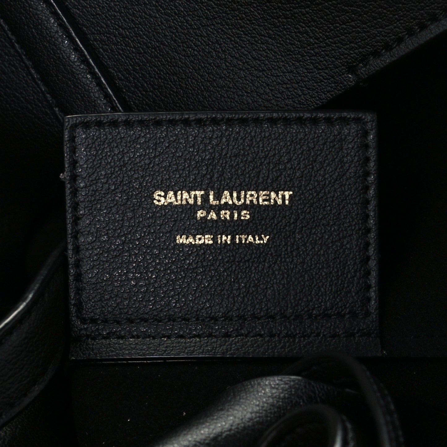 Calfskin Medium Shopping Tote Black