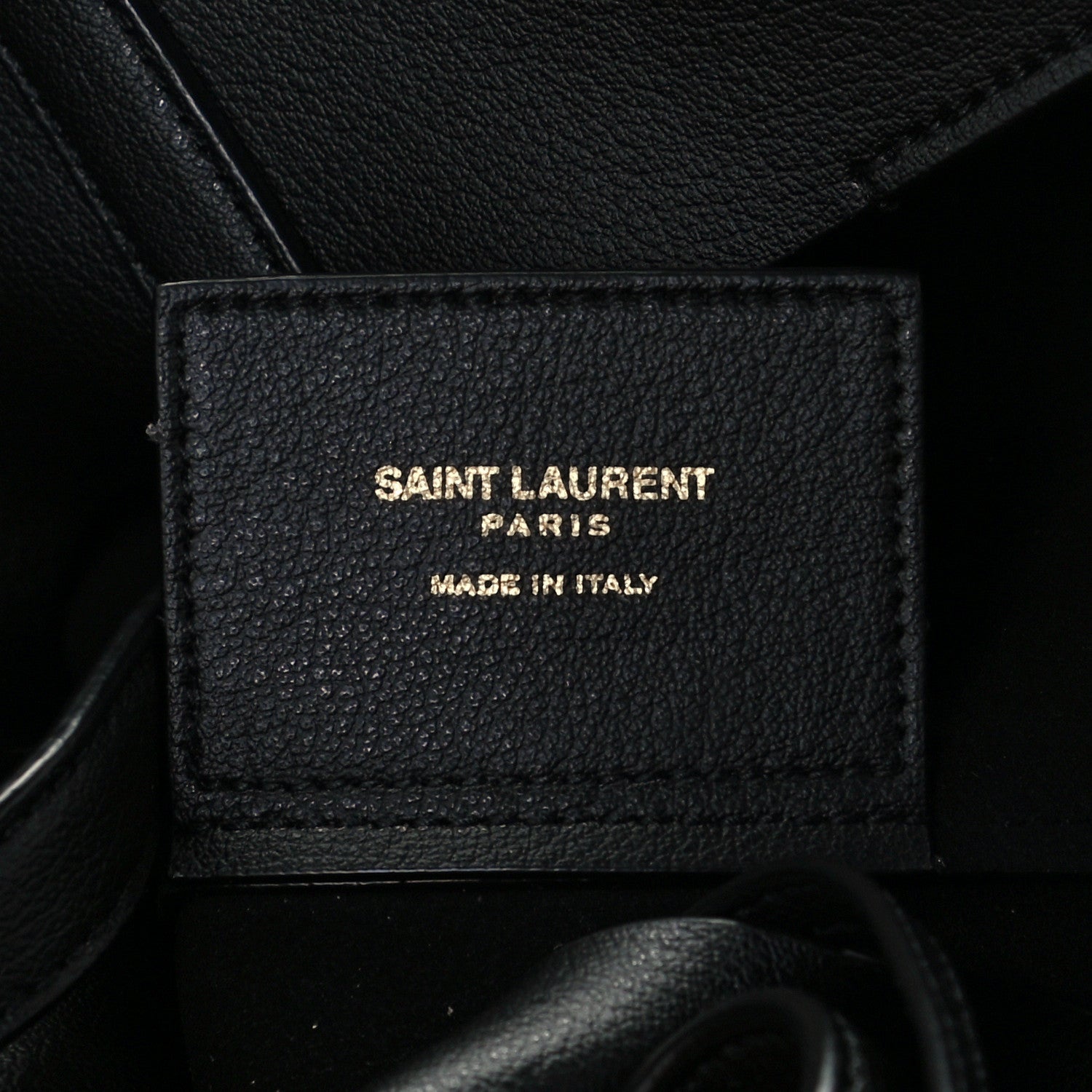 Saint Laurent Calfskin Medium Shopping Tote Black 6 of 11