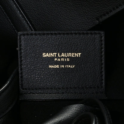 Saint Laurent Calfskin Medium Shopping Tote Black 6 of 11