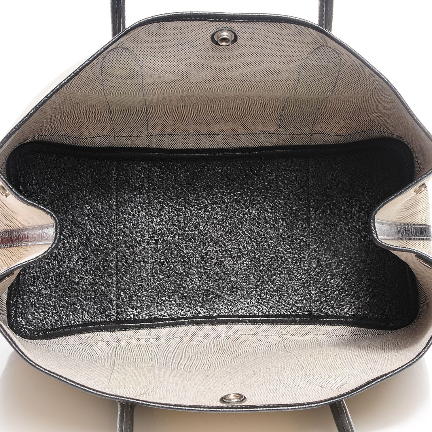 Hermes Toile Buffle Skipper Garden Party 36 MM Tote Black 10 of 10