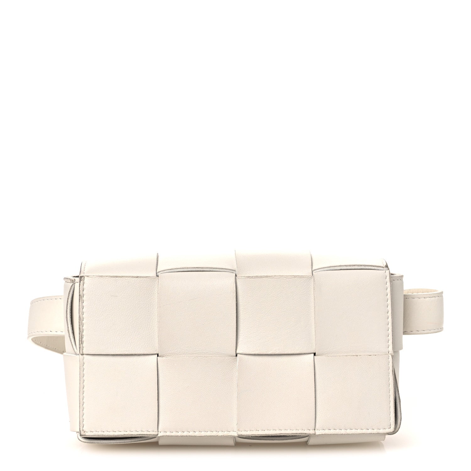 Bottega Veneta Nappa Maxi Intreccio The Belt Cassette Bag White 1 of 11