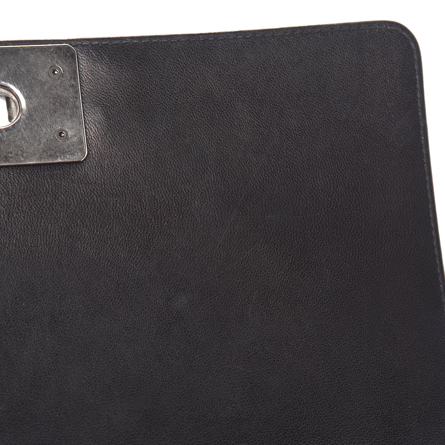 Chanel Lambskin Stitched Medium Boy Flap Black 23 of 24