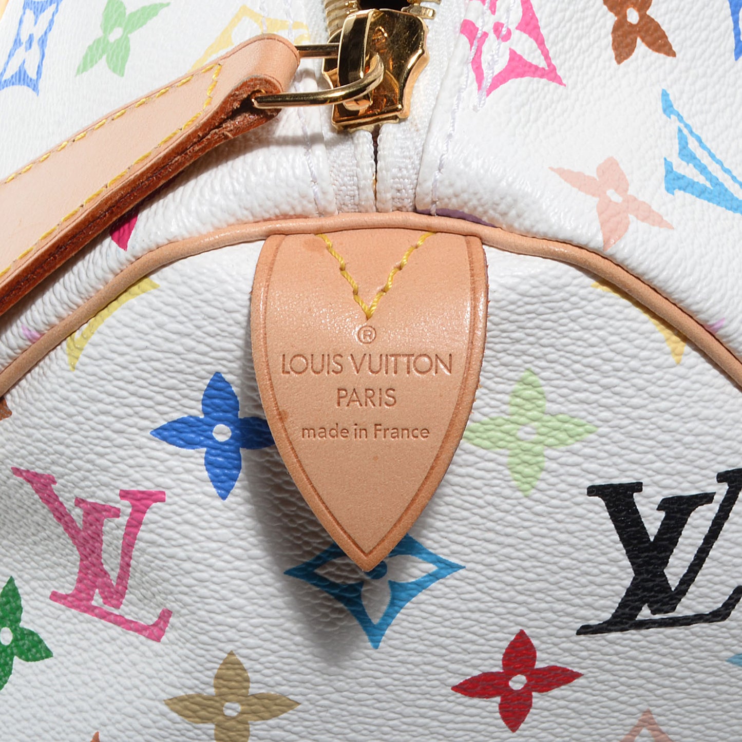 Monogram Multicolor Keepall 45 White
