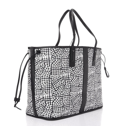 MCM Visetos Large Liz Reversible Shopper Tote Black 4 of 9