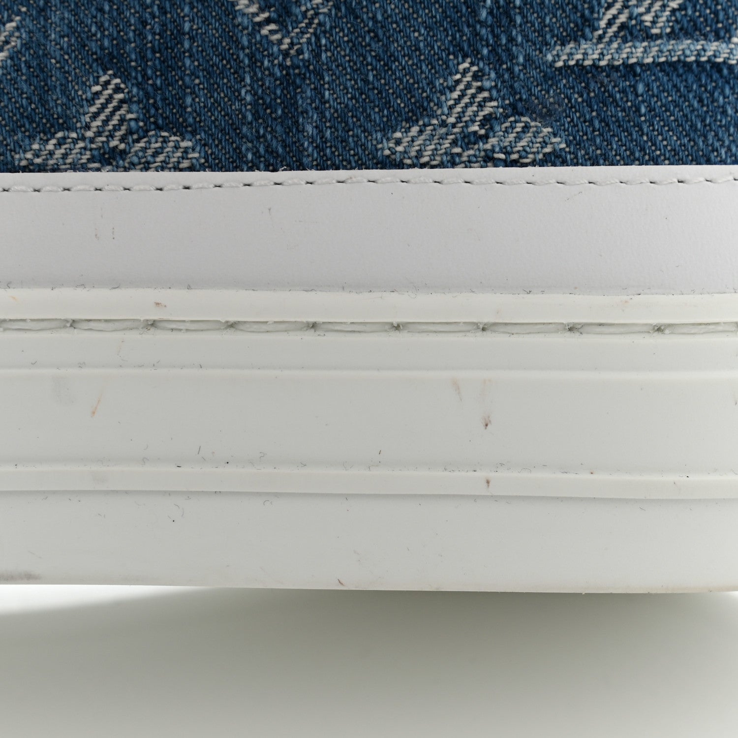 Louis Vuitton Denim Monogram Stellar Sneaker Boots 38.5 Bleu Jeans Blue 12 of 18