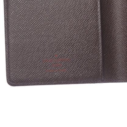 Louis Vuitton Damier Ebene Checkbook Cover Wallet 6 of 10
