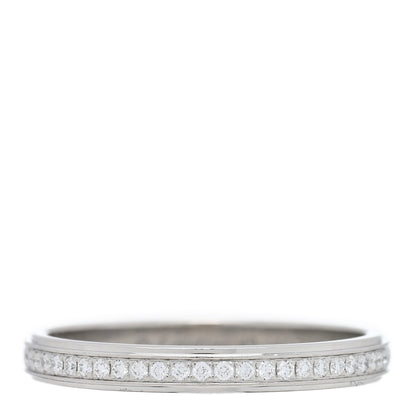 Cartier Platinum Diamond 2.3mm D'Amour Wedding Band Ring 49 5 1 of 4