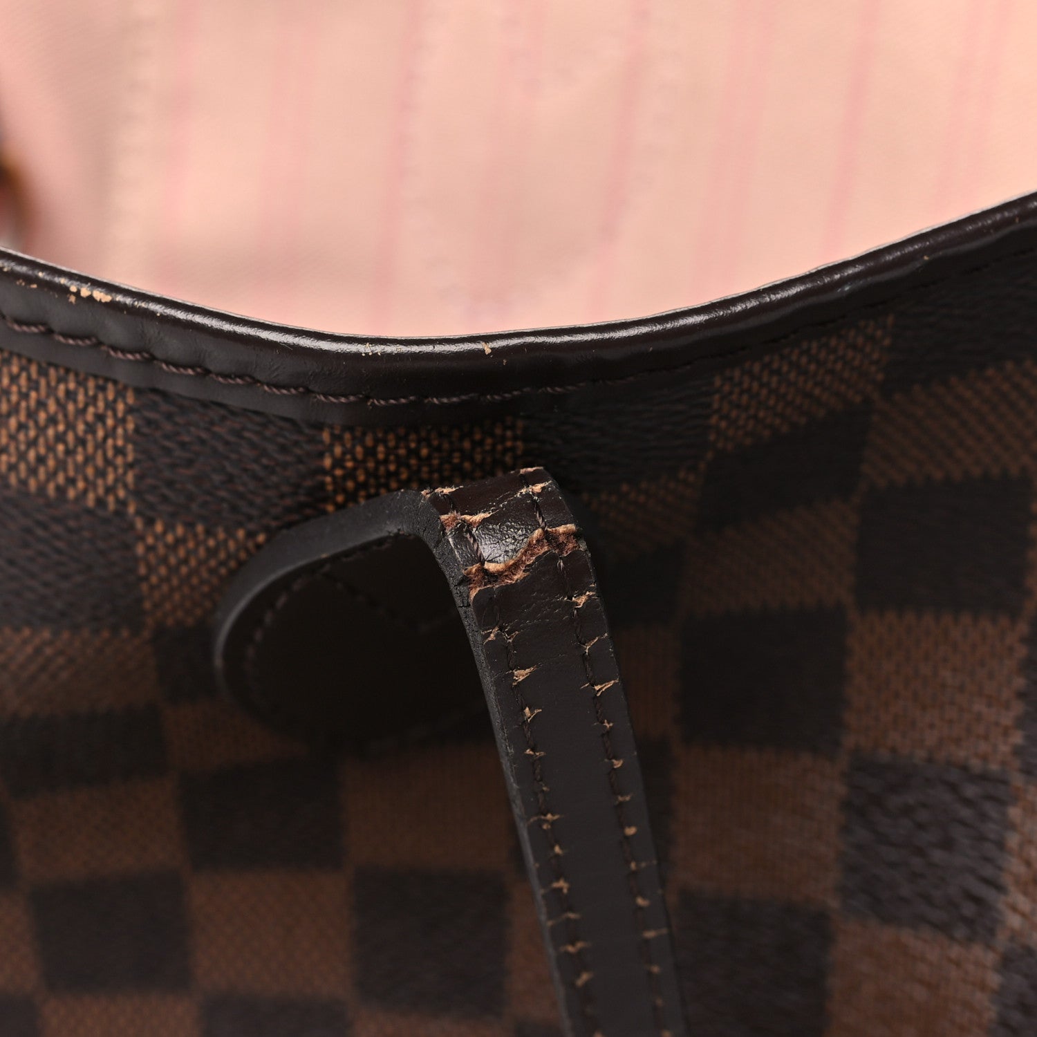 Louis Vuitton Damier Ebene Neo Neverfull MM Rose Ballerine 13 of 13