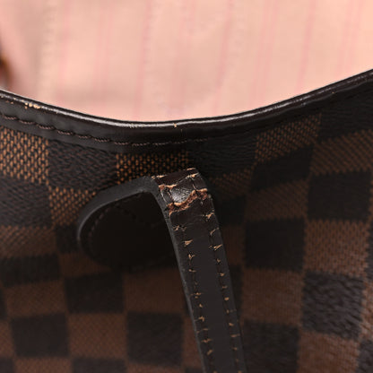 Louis Vuitton Damier Ebene Neo Neverfull MM Rose Ballerine 13 of 13