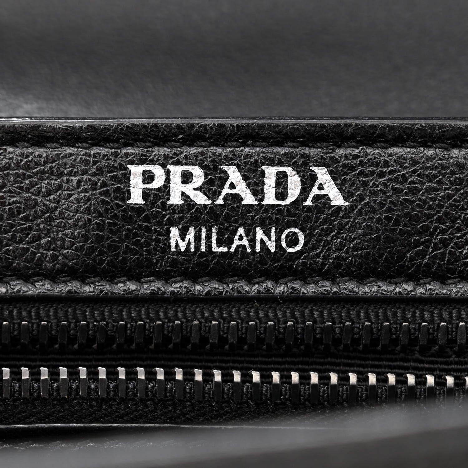 Prada Glace Calfskin Studded Crossbody White Black 6 of 14