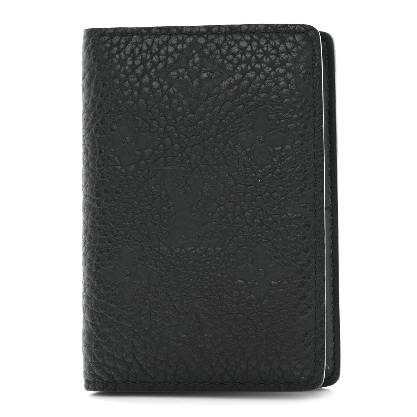 Taurillon Monogram Pocket Organizer Black