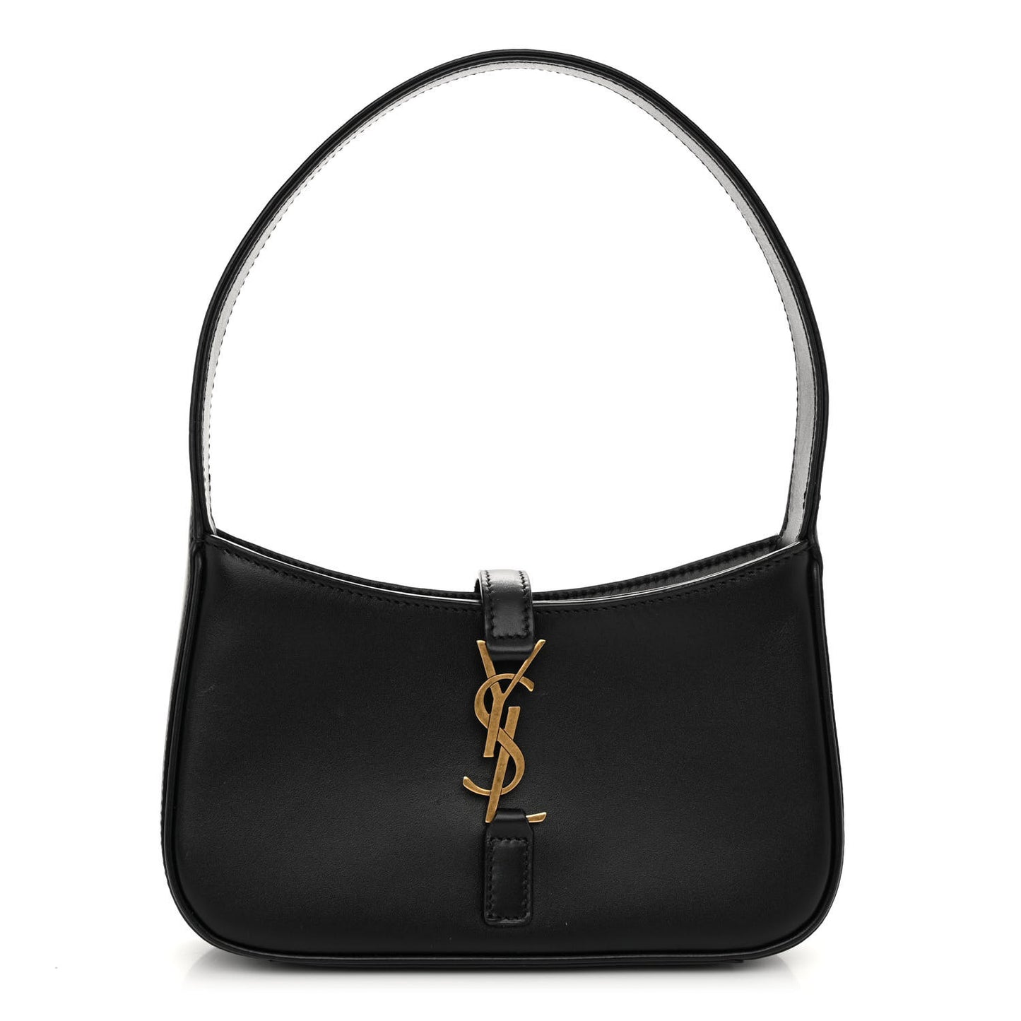 Smooth Calfskin Le 5 A 7 Mini Hobo Black