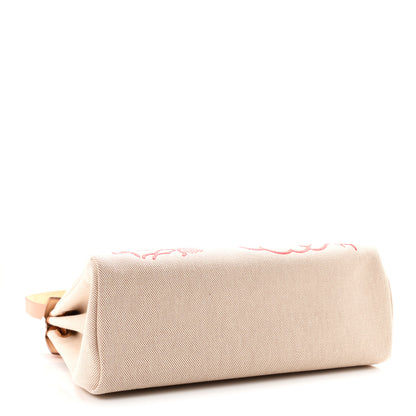 Hermes Vache Hunter Toile Pegase Pop Herbag Zip Retourne 31 PM Capucine Ecru 5 of 12