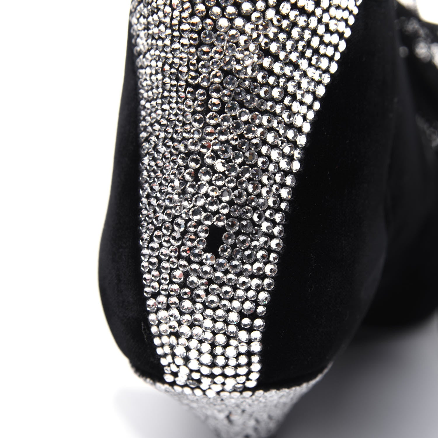 Saint Laurent Velluto Master Crystal Embellished Blaze 45 La Strass Ankle Boots 39 Black 9 of 9
