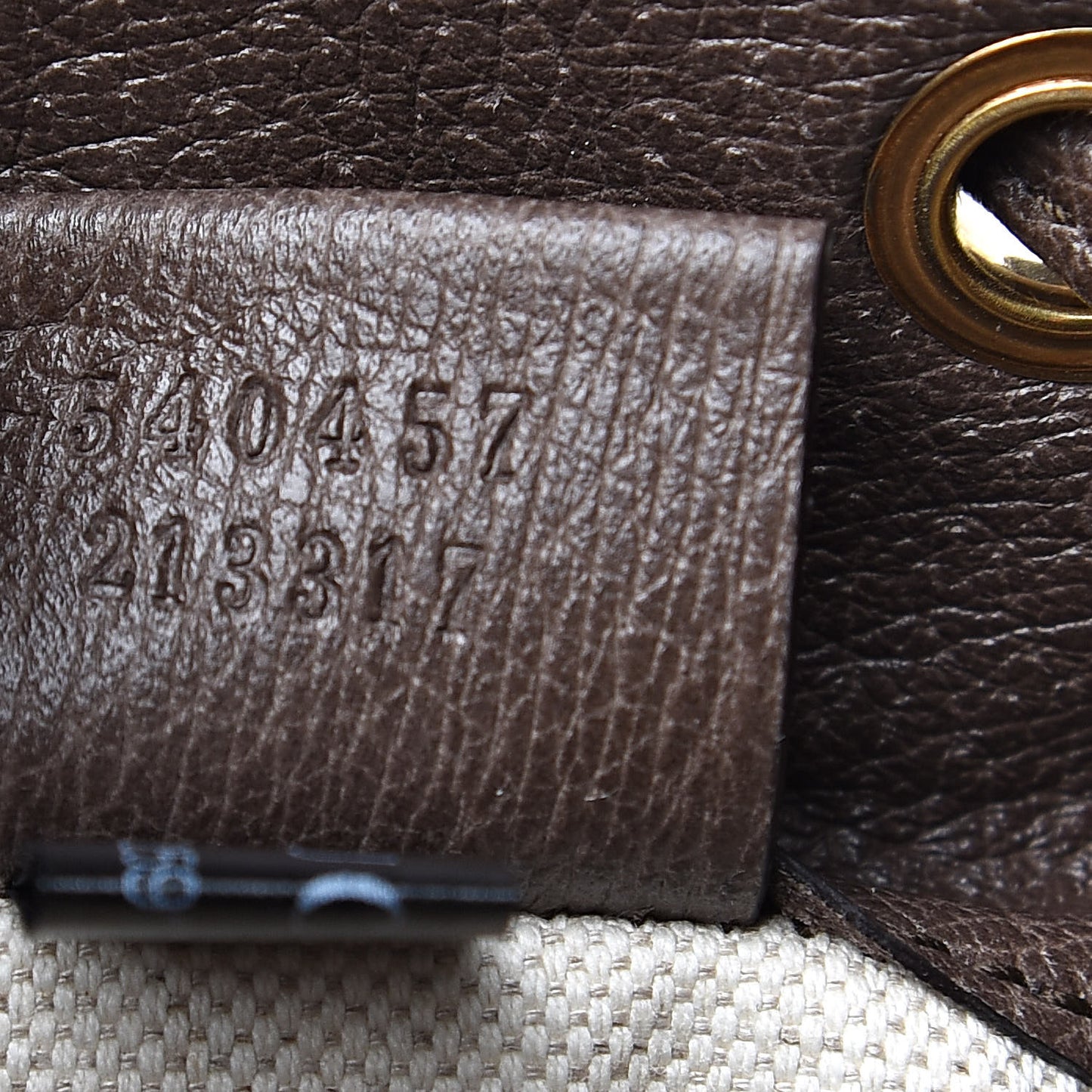 GG Supreme Monogram Web Ophidia Bucket Bag Brown