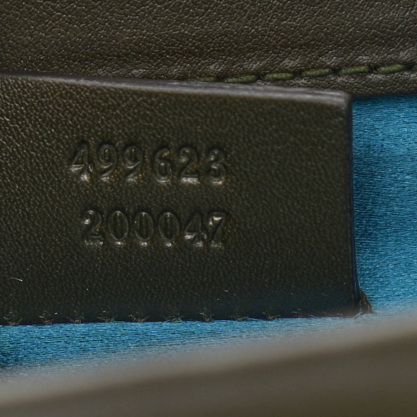 Velvet Moon Calfskin Crystal GG Monogram Small Dionysus Shoulder Bag Dark Olive Rose Gold