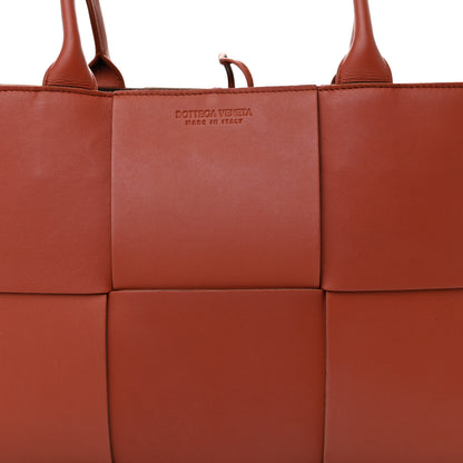 Bottega Veneta Nappa Maxi Intrecciato Medium Arco Tote Rust 8 of 10