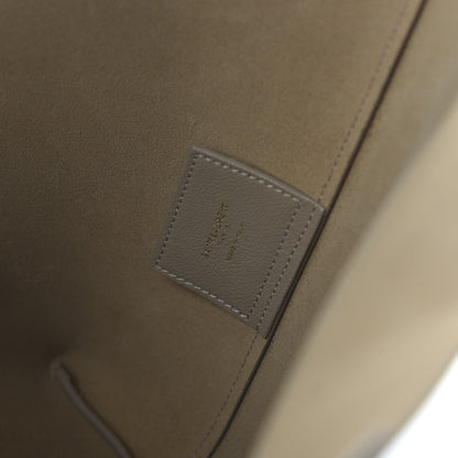Saint Laurent Calfskin Large Shopping Tote Dusty Gray 8 of 9