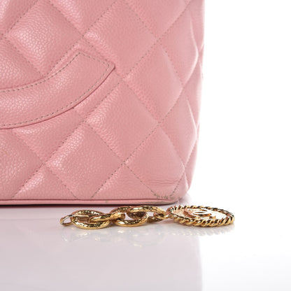 Chanel Caviar Quilted Medallion Tote Light Pink 9 of 16