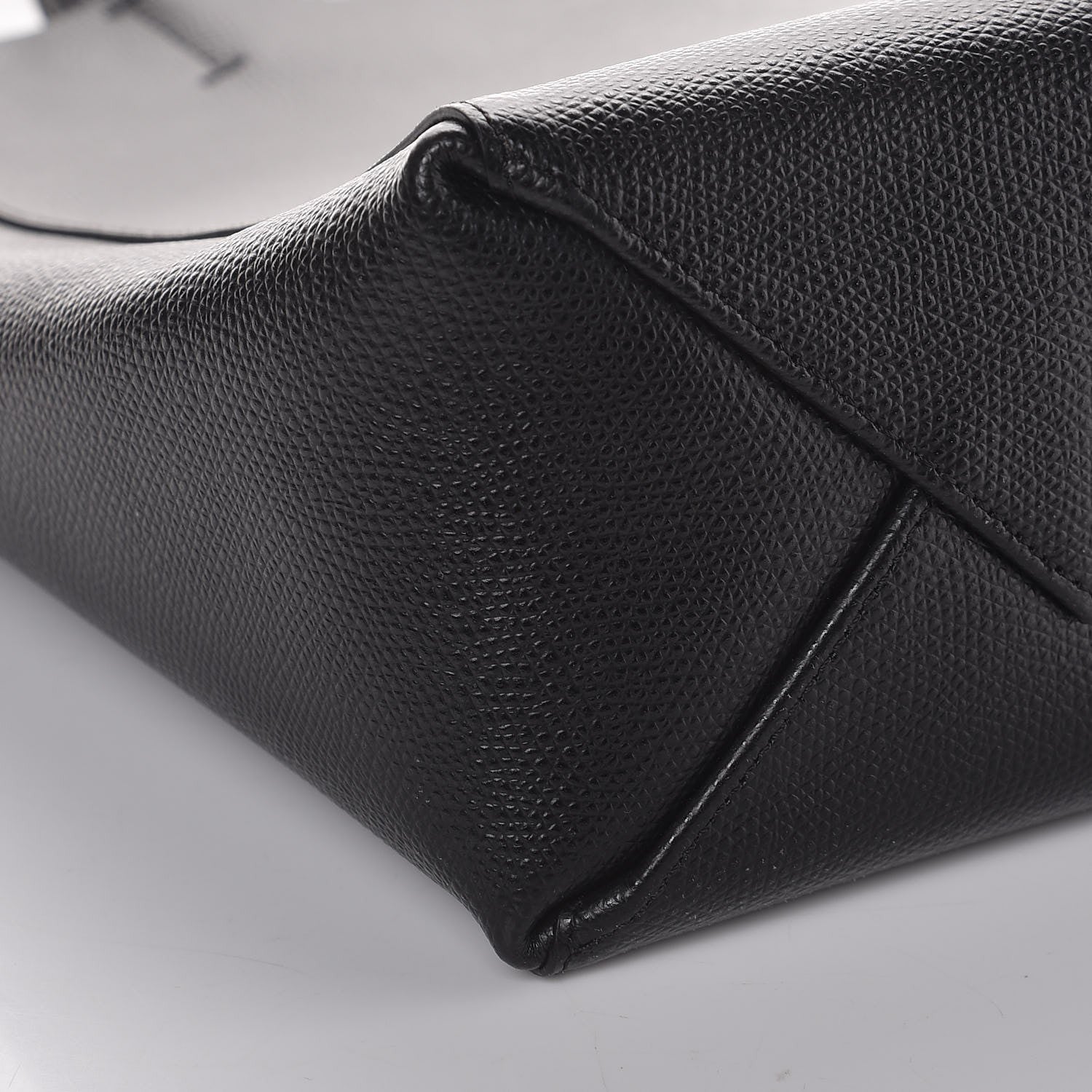 Celine Grained Calfskin Small Vertical Cabas Black 9 of 11