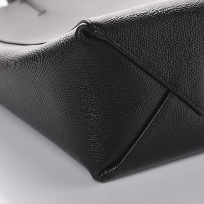 Celine Grained Calfskin Small Vertical Cabas Black 9 of 11