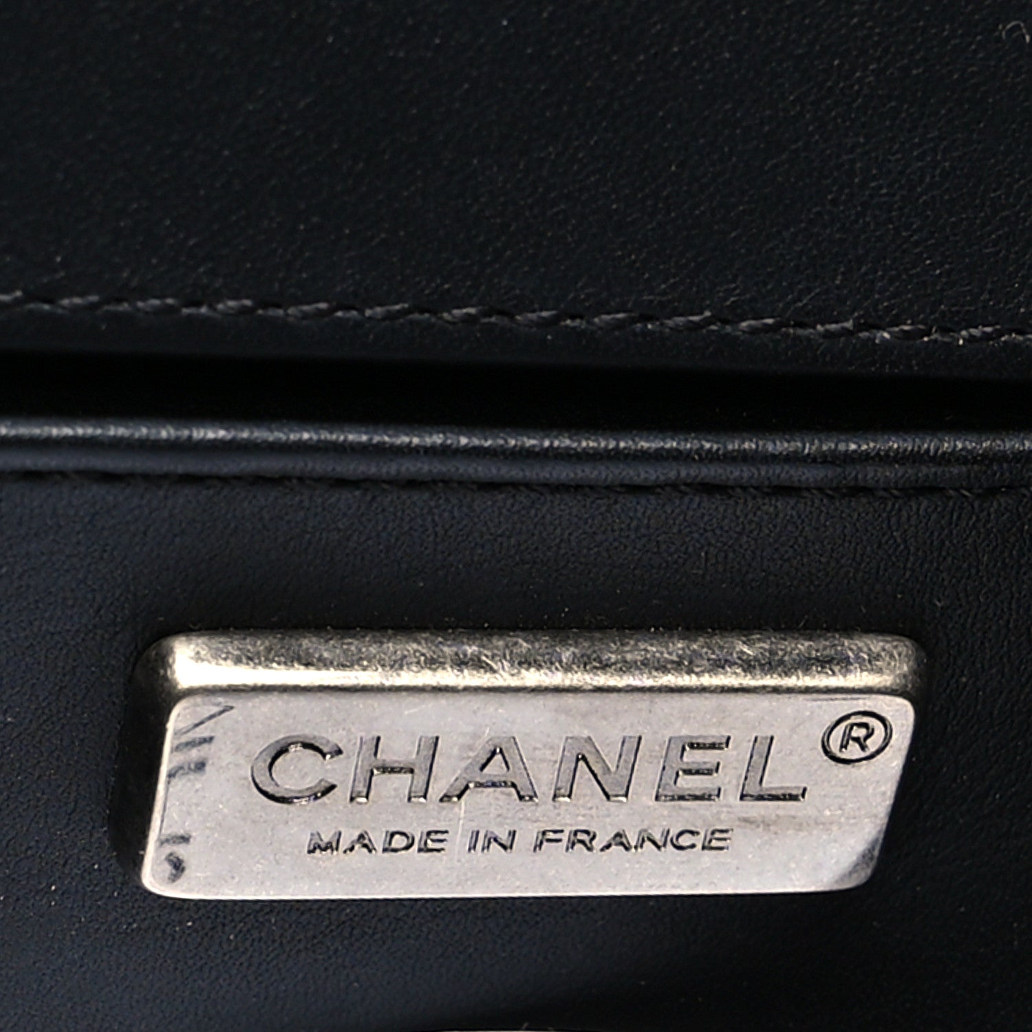 Chanel Patent Snakeskin Medium Boy Flap Black 5 of 9