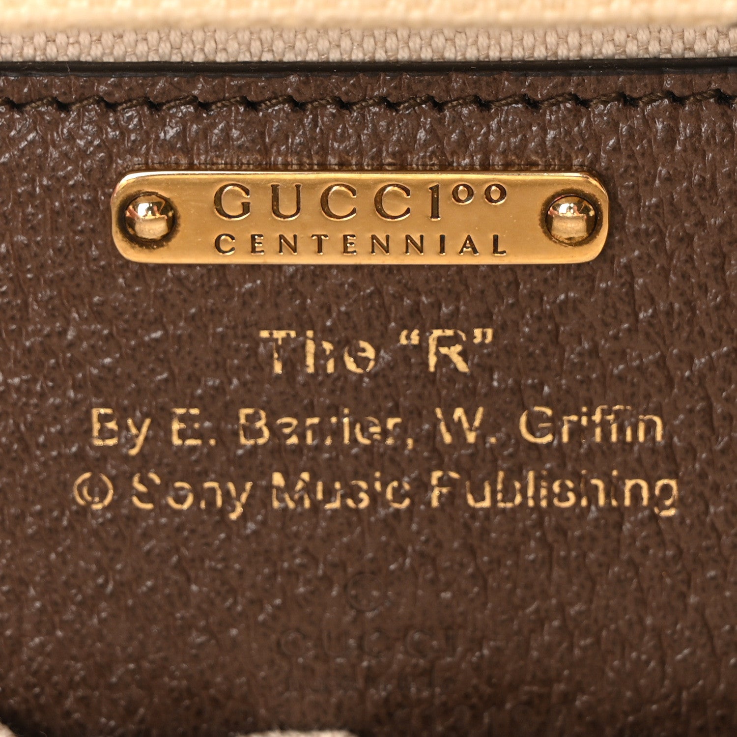 Gucci Canvas Calfskin 100 Centennial Music Beauty Case Multicolor 6 of 9