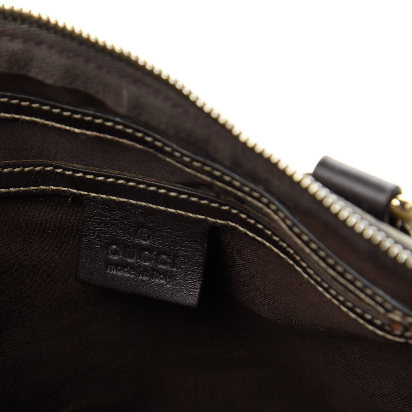 GG Plus Monogram Web Medium Joy Boston Dark Brown