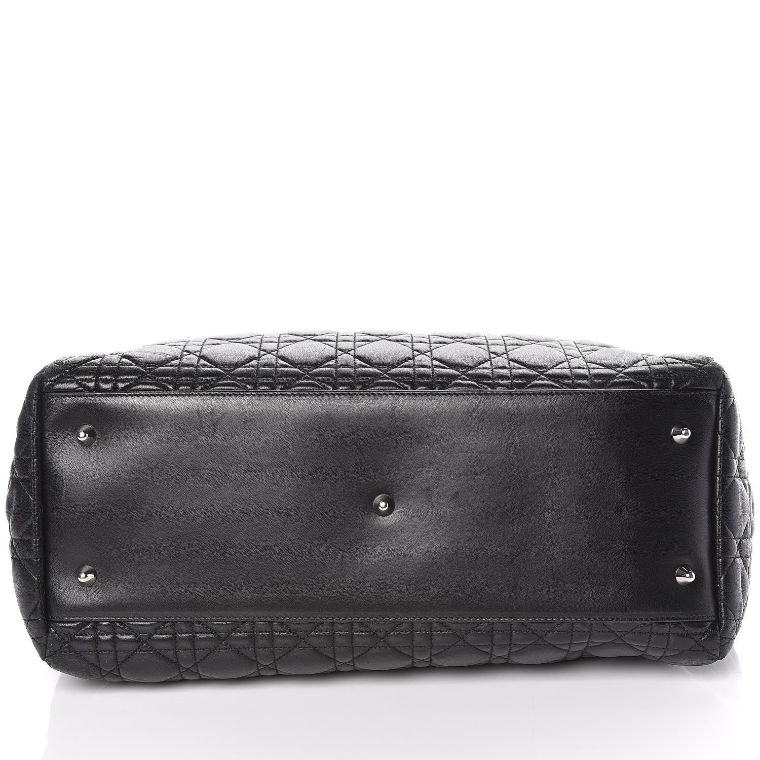 Christian Dior Lambskin Cannage Large Dior Soft Shopping Tote Black 15 of 15
