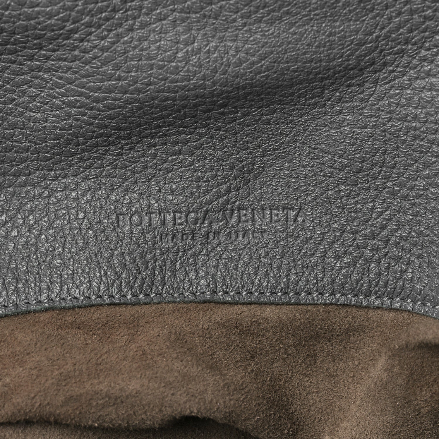 Bottega Veneta Washed Cervo Deerskin Large Hobo Grey 6 of 9