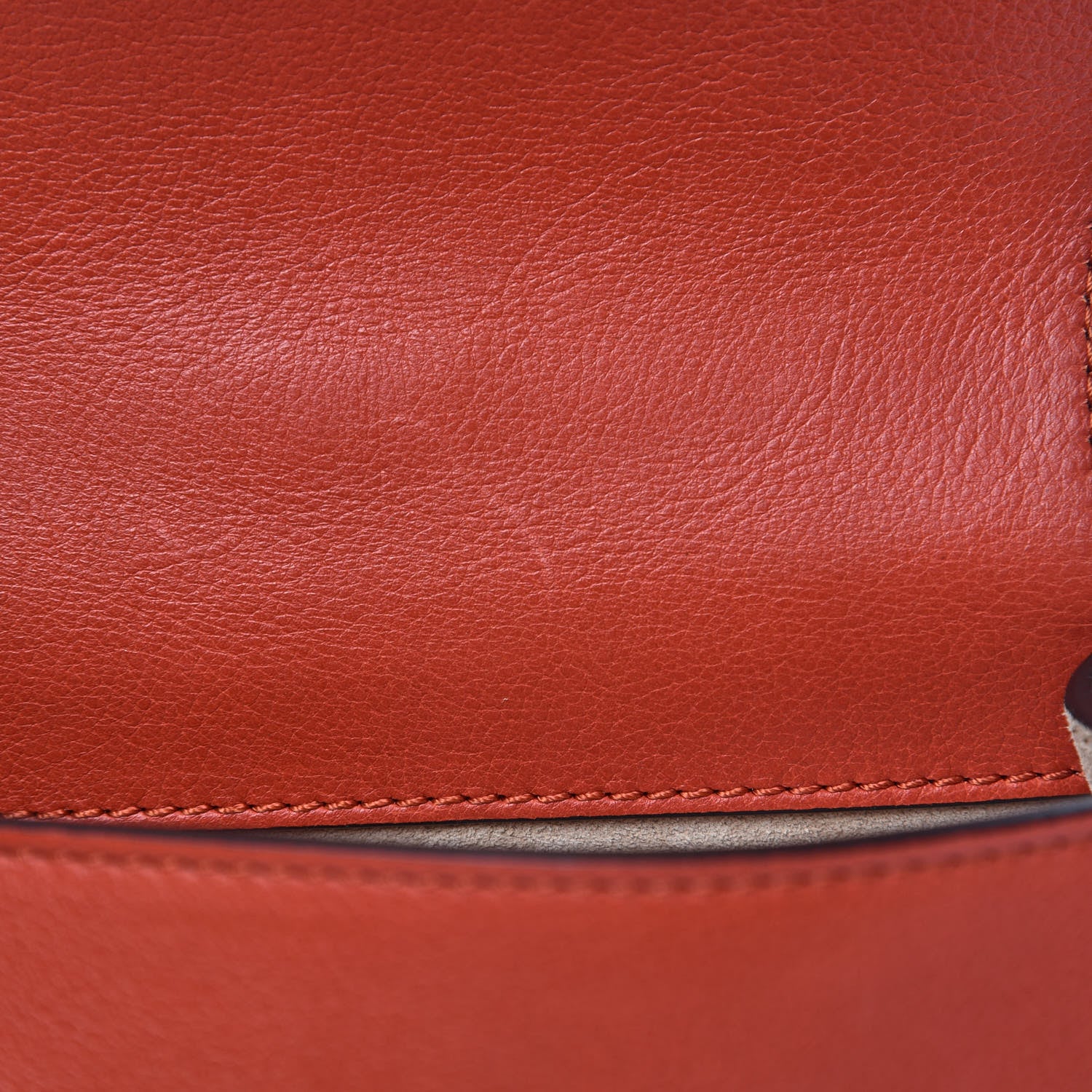 Chloe Calfskin Small Nile Bracelet Bag Earthy Red 8 of 9