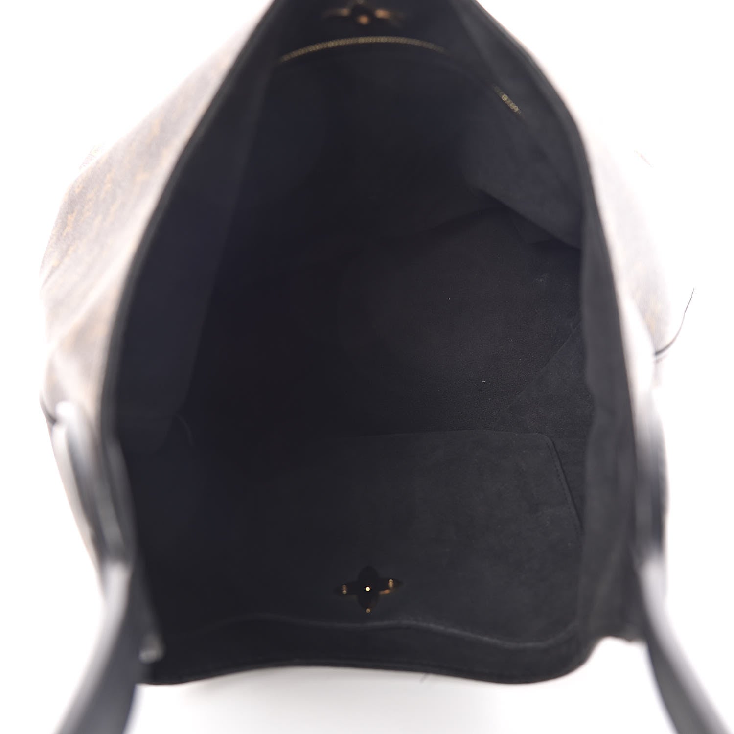 Louis Vuitton Monogram Flower Hobo Black 5 of 9