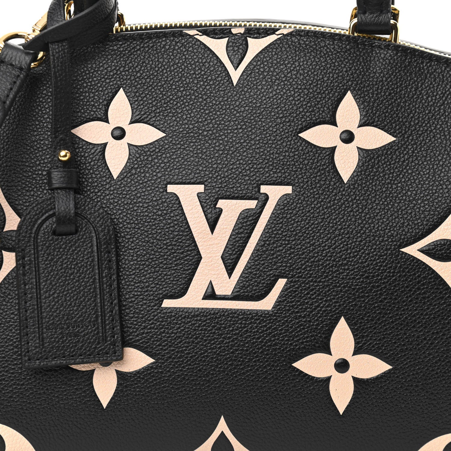 Louis Vuitton Empreinte Monogram Giant Petit Palais Black Beige 7 of 10