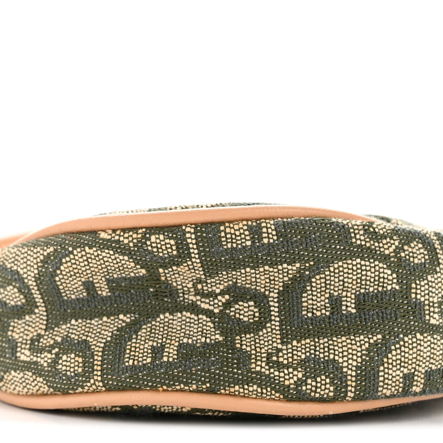 Christian Dior Monogram Mini Saddle Pochette Green 9 of 15