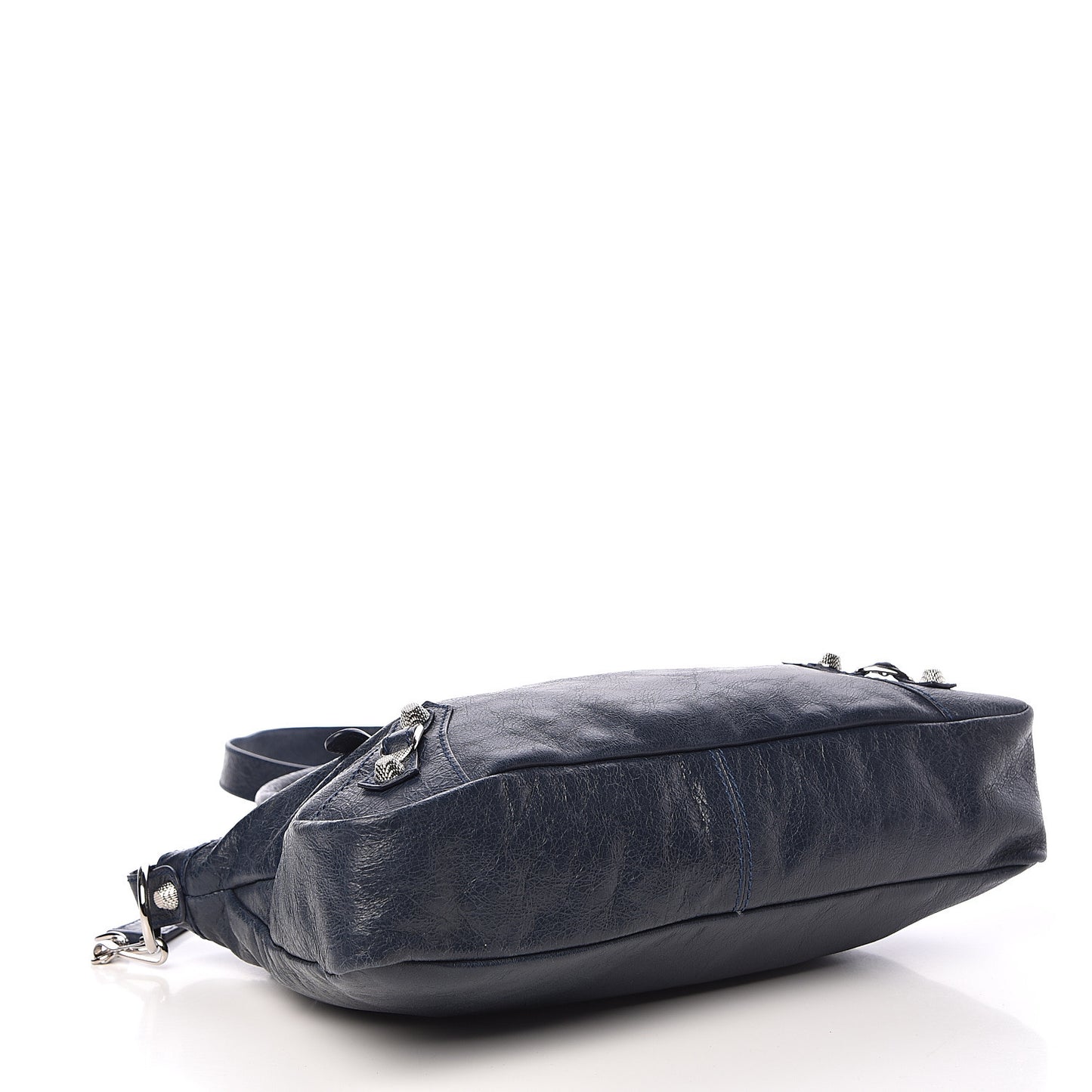 Agneau Giant 12 Silver Hardware Town Bleu Obscur