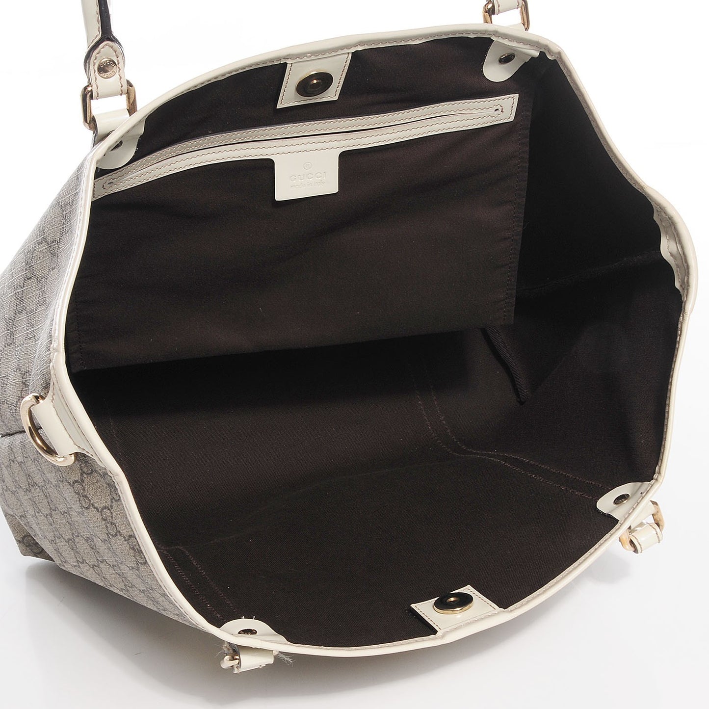 GG Plus Monogram Medium Joy Tote Off White